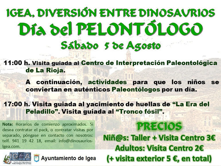 Día del paleontólogo en Igea