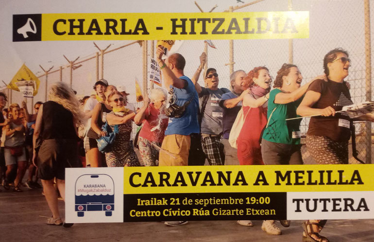 Charla en Tudela 'Caravana a Melilla'