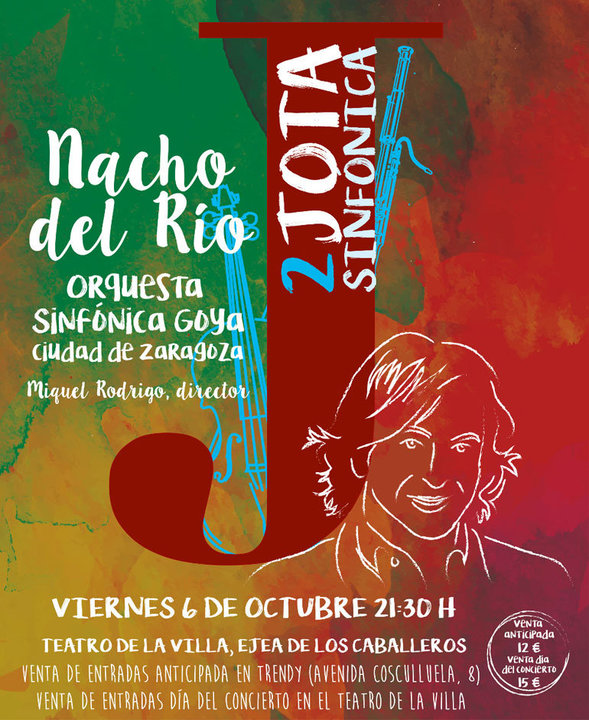 Espectáculo en Ejea ‘La Jota Sinfónica’ con Nacho del Río y la Orquesta Sinfónica Goya
