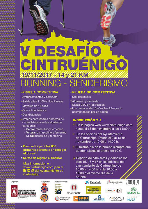 V Desafío running-senderismo en Cintruénigo
