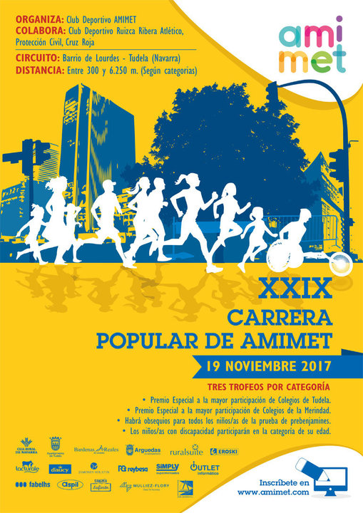 XXIX Carrera popular de AMIMET en Tudela