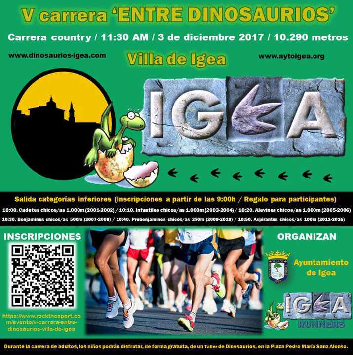 V Carrera 'Entre dinosaurios' en Igea