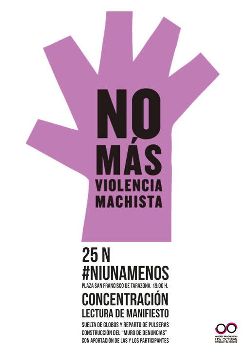 Día Internacional de la eliminación contra la violencia de la mujer en Tarazona