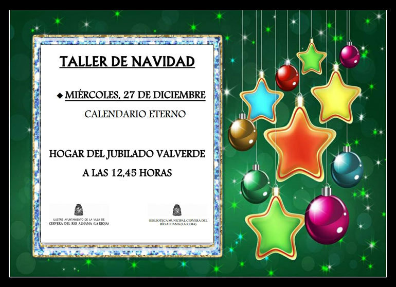 Taller de Navidad en Valverde