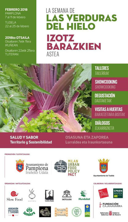 La semana de Las verduras del hielo en Pamplona y Tudela