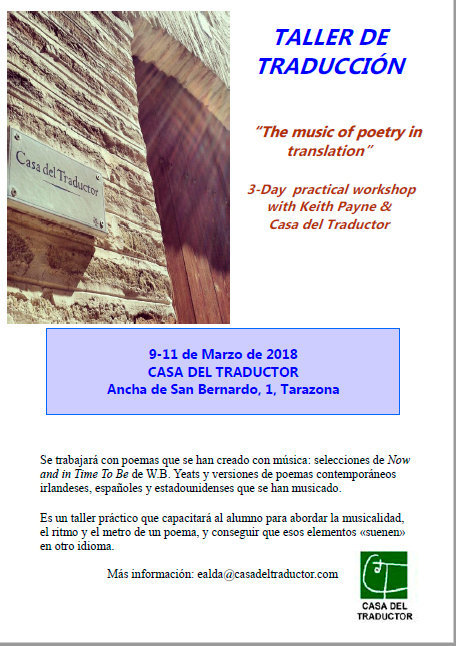 Taller en Tarazona sobre la traducción poética