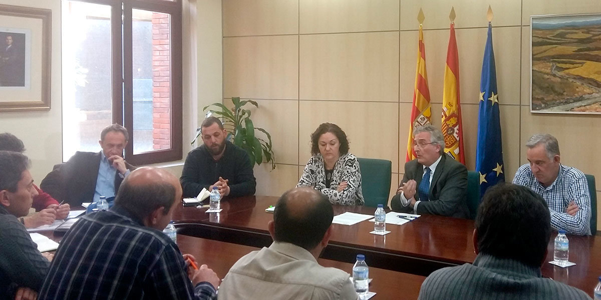 Reunión entre el Gobierno de Aragón y la Plataforma de la Ganadería Extensiva de Aragón