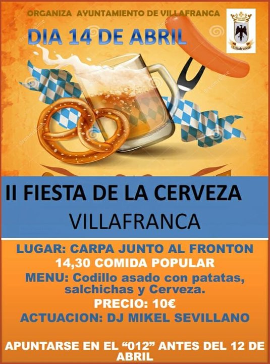 II Día de la cerveza en Villafranca