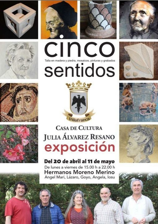 Exposición en Villafranca 'Cinco Sentidos' de los Hermanos Moreno Merino