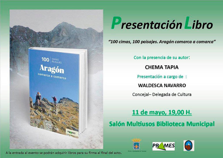 Presentación en Tarazona del libro '100 cimas, 100 paisajes. Aragón comarca a comarca' de Chema Tapia