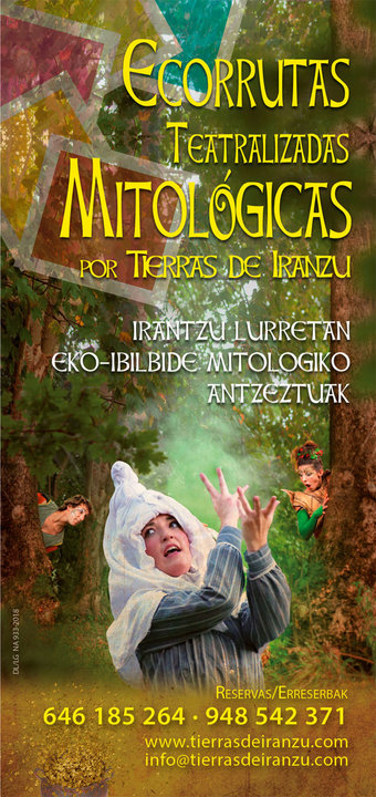 Ecorrutas teatralizadas mitológicas 'Un viaje al origen' en Tierras de Iranzu
