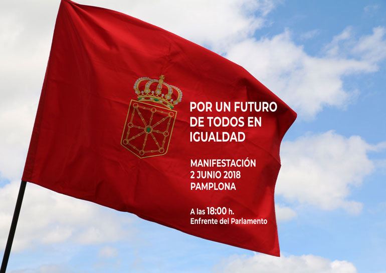 Manifestación en Pamplona 'Por un futuro de todos en igualdad'