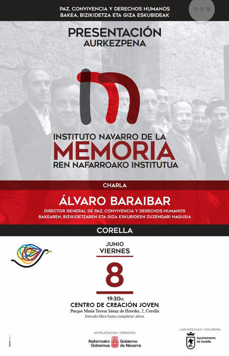 Presentación en Corella del Instituto Navarro de la Memoria