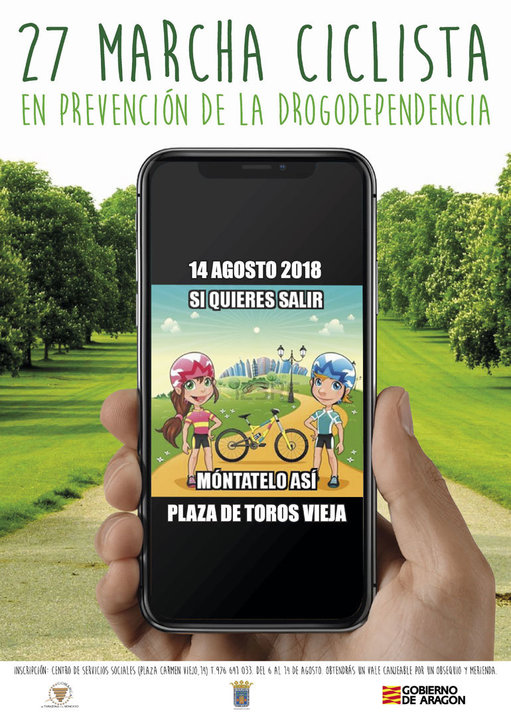 27 Marcha ciclista en Tarazona en prevención de la drogodependencia