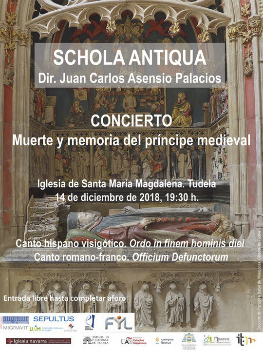 Concierto en Tudela 'Muerte y memoria del príncipe medieval'