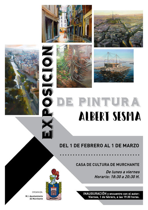 Exposición de pintura de Albert Sesma
