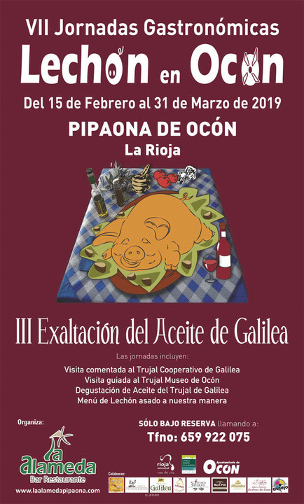 VII Jornadas gastronómicas Lechón en Ocón
