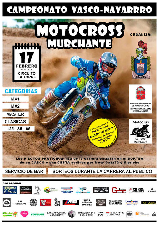 Campeonato Vasco-Navarro de motocross en Murchante