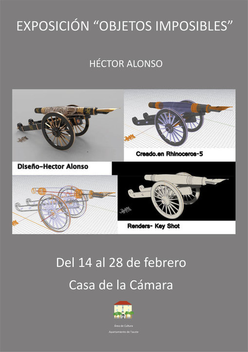 Exposición en Tauste 'objetos imposibles' de Héctor Alonso