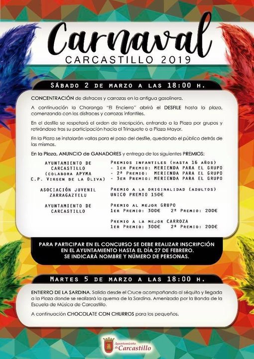 Carnaval 2019 en Carcastillo