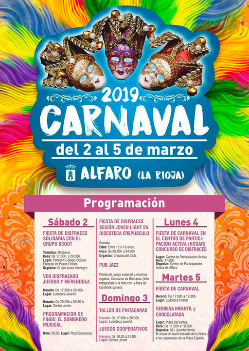 Carnaval 2019 en Alfaro