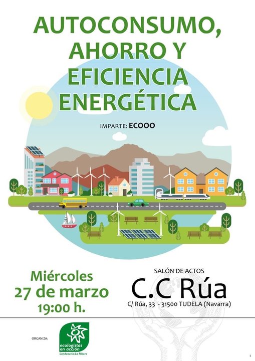 Charla en Tudela ‘Autoconsumo, ahorro y eficiencia energética’