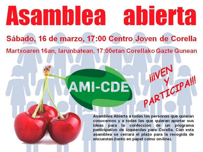 Asamblea abierta de AMI-CDE Corella