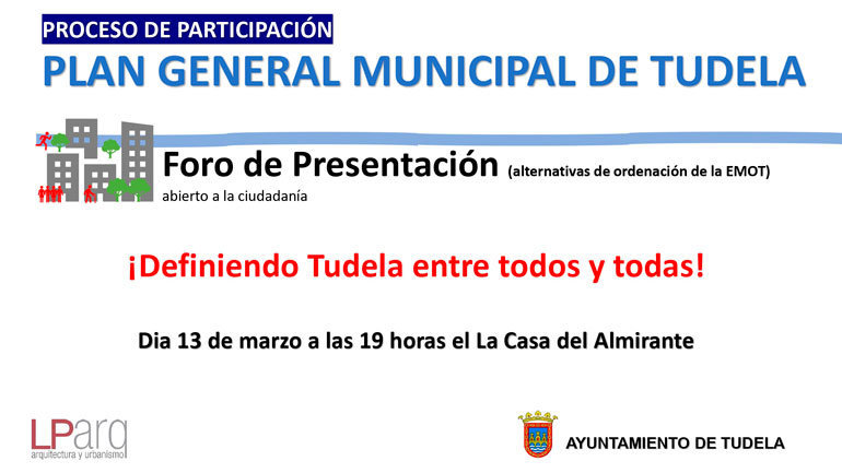 Proceso de Participación Plan General Municipal de Tudela