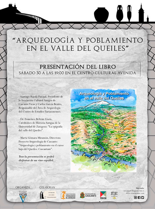 Presentación en Cascante del libro ‘Arqueología y poblamiento en el Valle del Queiles’