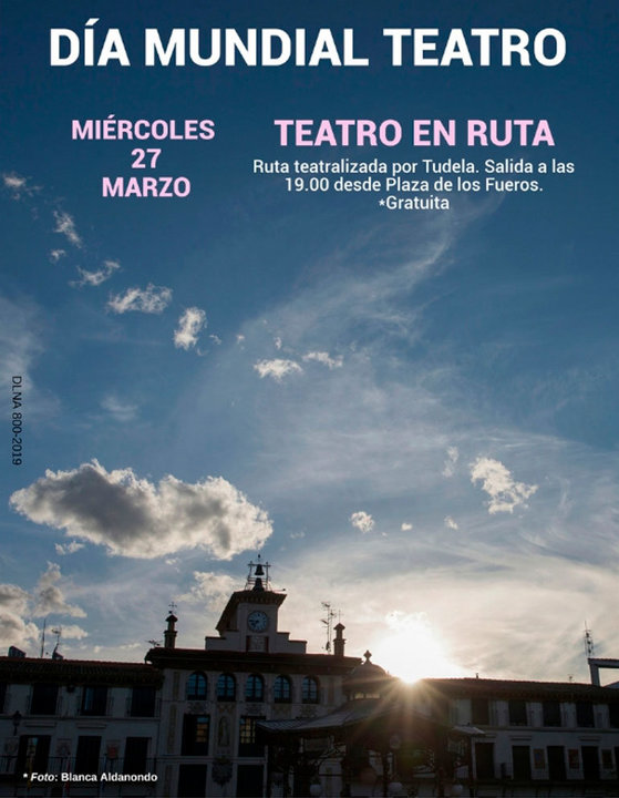 Día Mundial del Teatro 2019 en Tudela