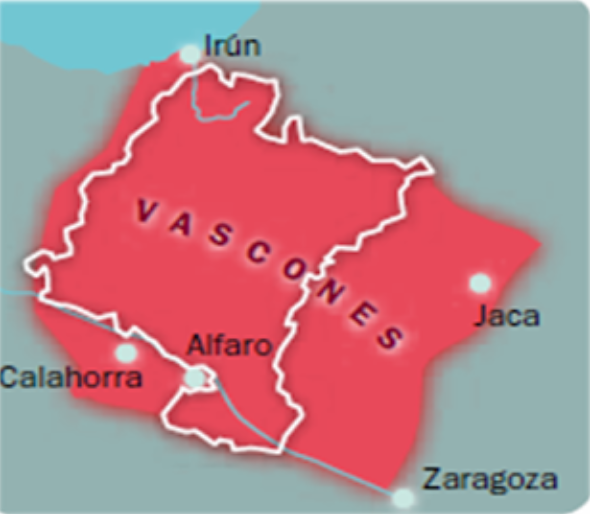 Mapa de vasconia