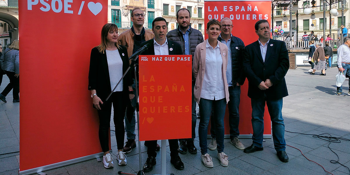 Representantes del PSN en Tudela