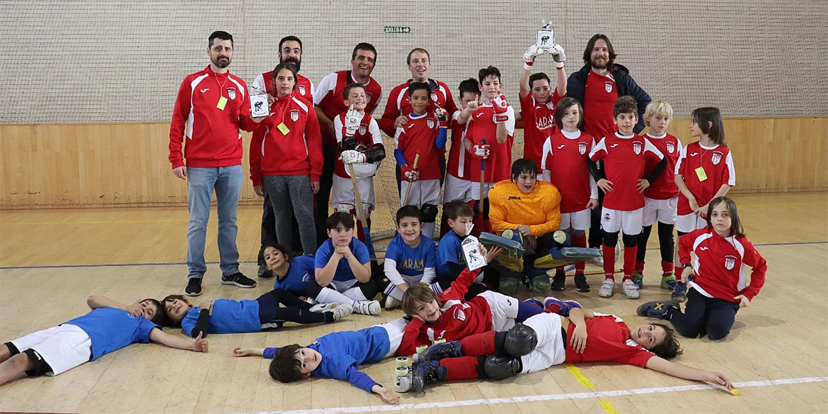 El Tudela Hockey Club A se proclamó campeón recientemente de la IX Edición de la Copa Príncipe Prebenjamín