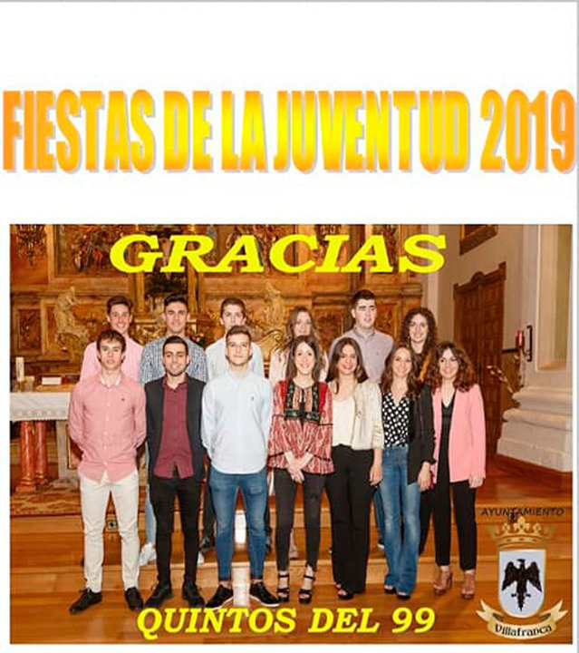 Fiestas de la juventud 2019 en Villafranca