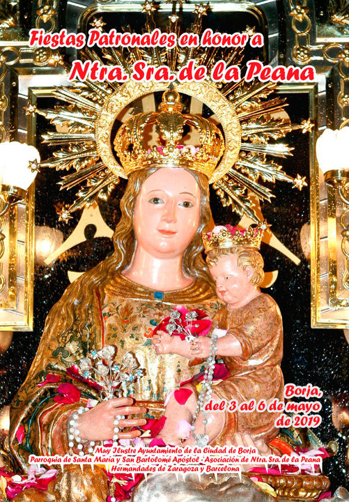 Fiestas patronales en honor a Nuestra Señora de la Peana 2019 en Borja