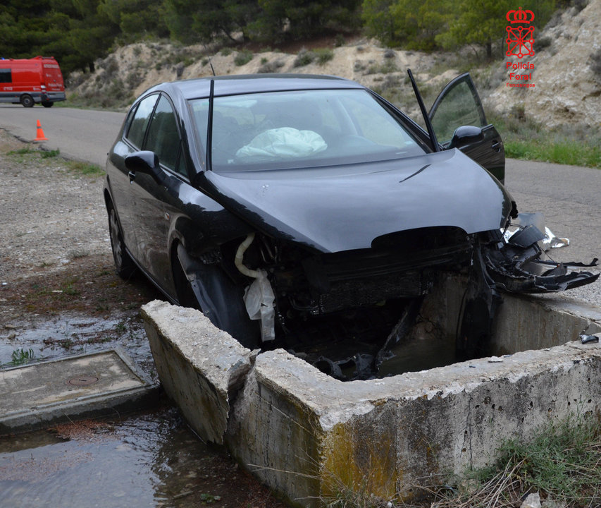Fotografía del accidente ocurrido en Valtierra
