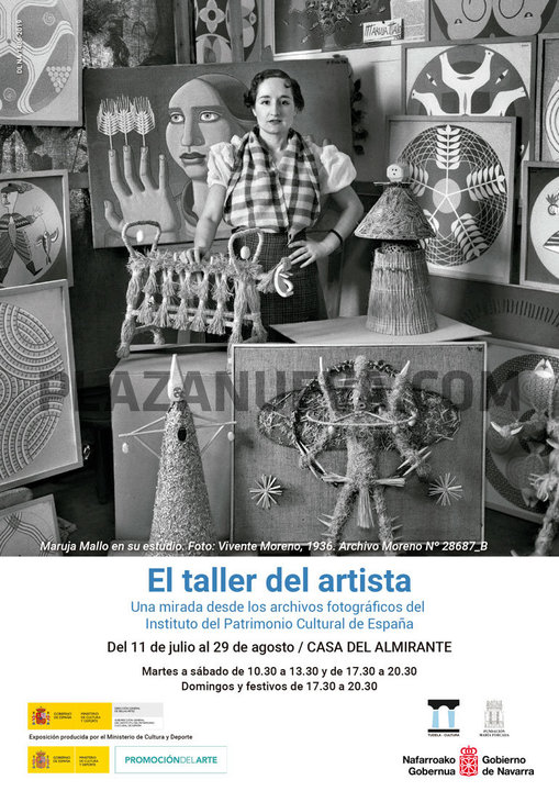 Tudela Exposición El taller del artista