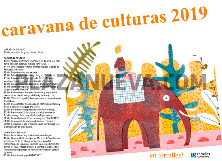 Caravana de Culturas 2019 en Torrellas