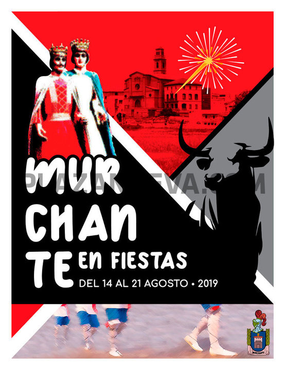 Cartel de fiestas de Murchante 2019