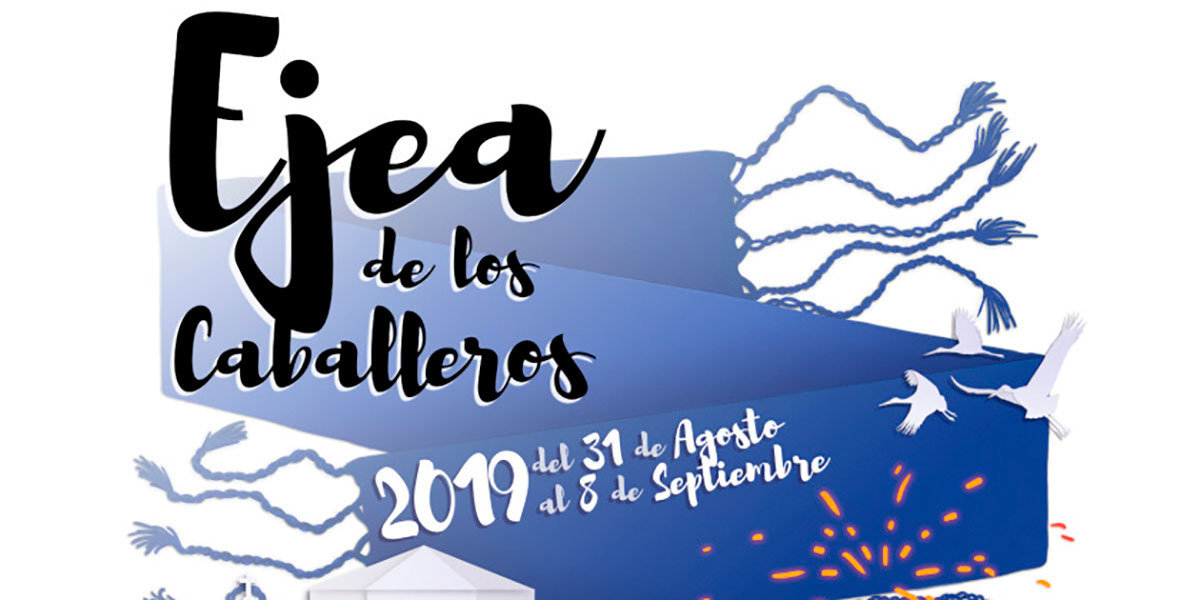 Detalle del cartel de fiestas Ejea 2019