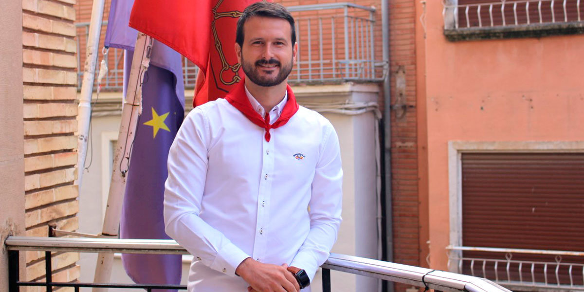 Rubén Medrano vivirá sus primeras fiestas como alcalde de Azagra