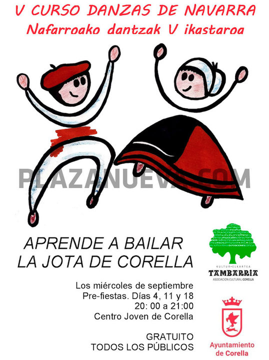 V Curso de danzas de Navarra en Corella
