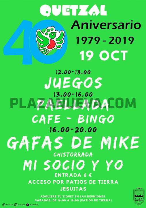 40 Aniversario de Quetzal Tudela