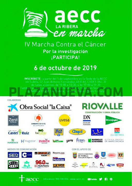 IV MArcha contra el cáncer Ribera 2019