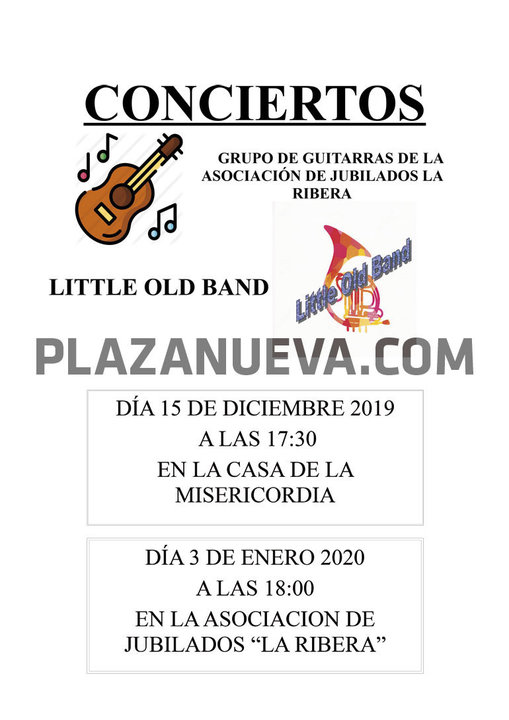 Concierto de Guitarras de la Asociación de Jubilados La Ribera