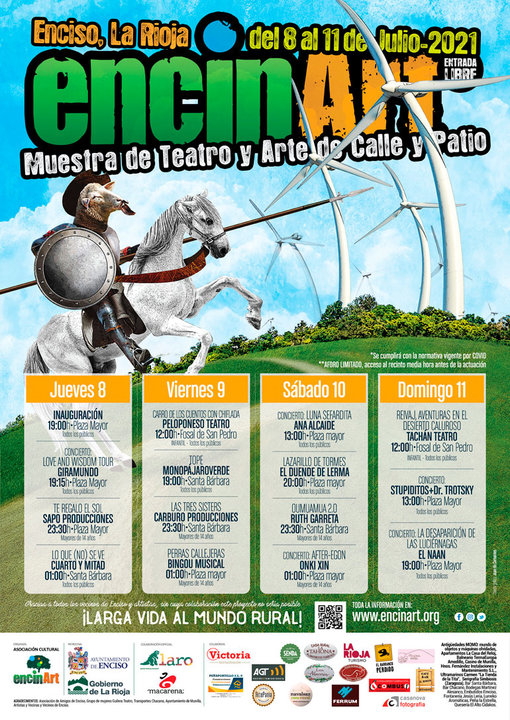 XII Festival de Teatro y Arte de Calle y Patio ‘Encinart’ 2021 en Enciso