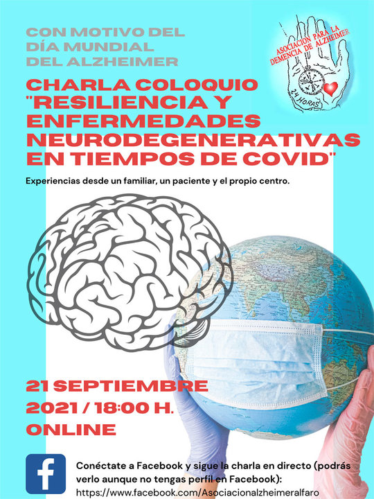 Charla coloquio en Alfaro ‘Resiliencia y enfermedades neurodegenerativas en tiempos de Covid’