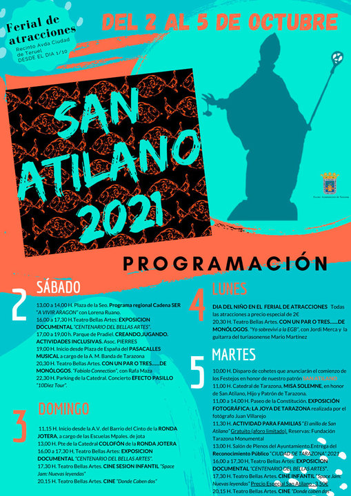 Fiestas de San Atilano 2021 en Tarazona