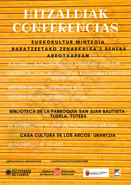 Conferencia en Tudela ‘El Dance de Tudela y Paloteado de San Juan Bautista. 44 años de un paloteado urbano’