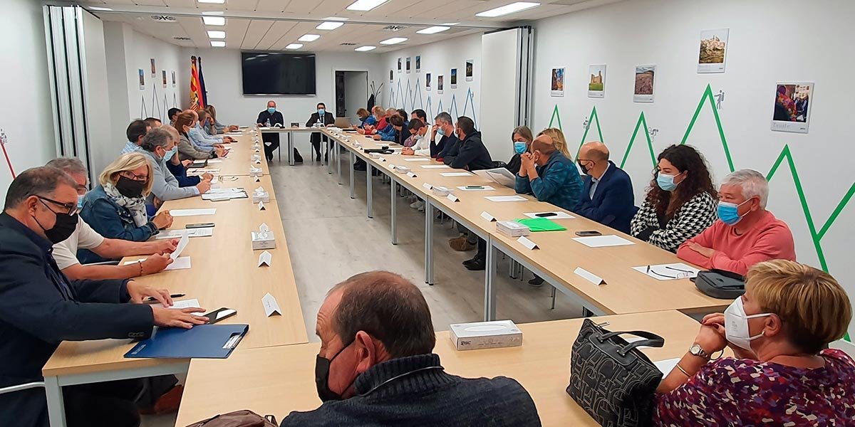 El consejo comarcal se celebró el 26 de octubre por primera vez en la sede de la Comarca de Cinco Villas